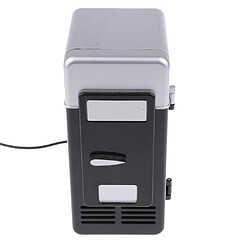 Acheter portable voiture mini frigo 5v chaleur et cool réfrigérateur usb led noir