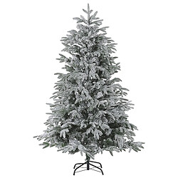 Beliani Sapin de Noël BASSIE 210 cm Blanc