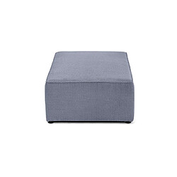 Avis Bestmobilier Topaze - pouf - en velours texturé