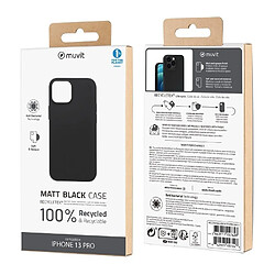 Avis Muvit Coque pour iPhone 13 Pro RECYCLETEK SOUPLE Noir