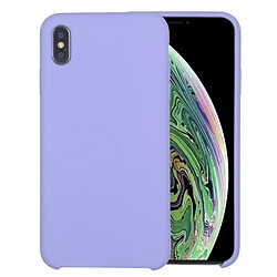 Wewoo Coque Souple silicone pleine couverture Four Corners pour iPhone XR Violet clair