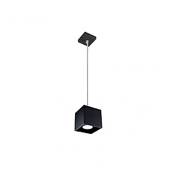 Acheter Luminaire Center Suspension QUAD aluminium noir 1 ampoule