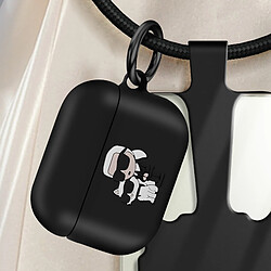 Avis Karl Lagerfeld Coque pour AirPods Pro Antichoc Souple avec Anneau Noir