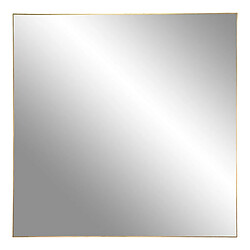 EPIKASA Miroir avec Cadre Jersey, Argent, Métal, 60x60x0,5 cm