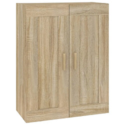 Maison Chic Armoire murale,Meuble de Rangement,Armoire Suspendue Chêne sonoma 69,5x32,5x90 cm Bois d'ingénierie -MN34407