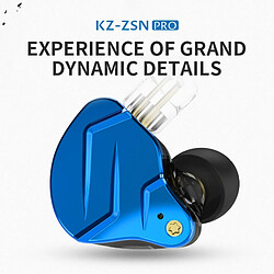 GUPBOO KZ ZSN Pro X écouteurs intra-auriculaires casque Hi-Fi en métal avec moniteur antibruit CCA C10 casque de sport pour les joueurs