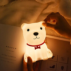 Universal Veilleuse enfant capteur tactile chien drôle salle de télécommande décoration lampe de table colorée chambre enfant bébé cadeau | Veilleuse LED pas cher