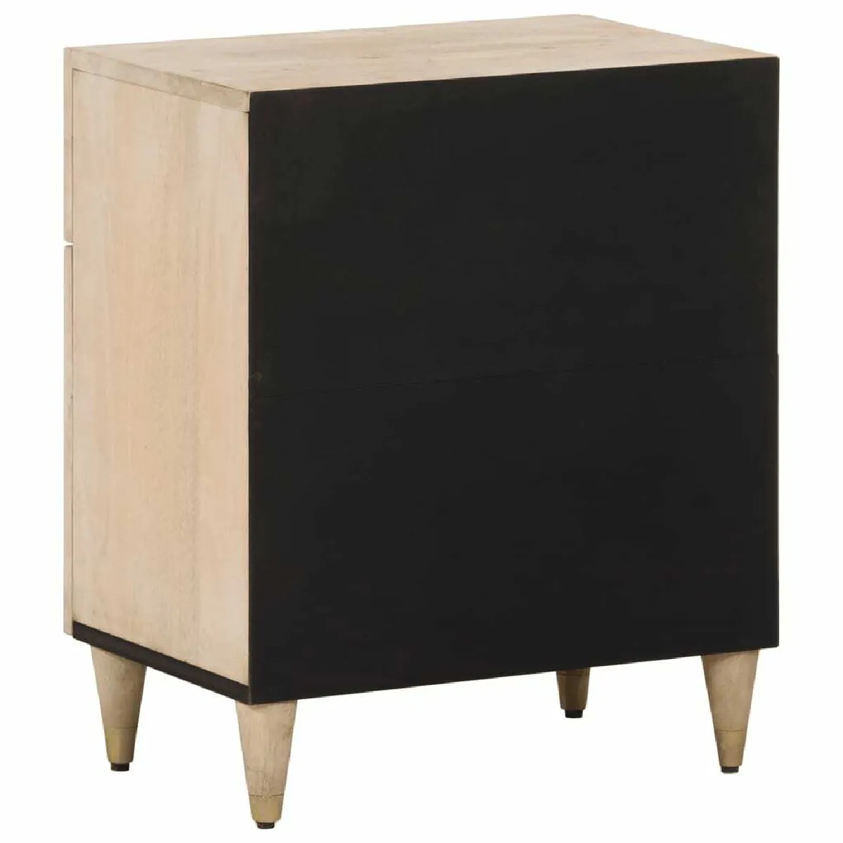 Maison Chic Table de chevet, Table de Nuit, Meuble de Rangement 50x33x60 cm bois de manguier massif pas cher