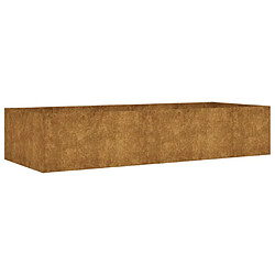 Maison Chic Jardinière,Lit surélevé de jardin - Bac à fleurs - pot de fleur 200x80x40 cm acier corten -GKD10601