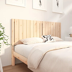 Maison Chic Tête de lit scandinave pour lit adulte,Meuble de chambre 165,5x4x100 cm Bois massif de pin -MN79925