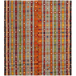 Vidal Tapis de laine 176x158 orange Jajim