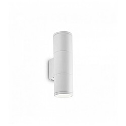 Ideal Lux Applique murale Blanche GUN 2 ampoules en aluminium