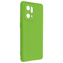 Avizar Coque Oppo Find X5 Pro Silicone Semi-rigide Finition Soft-touch Fine Vert