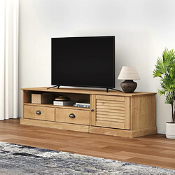 Maison Chic Meuble TV scandinave - Banc TV pour salon VIGO 156x40x40 cm bois massif de pin -MN24726