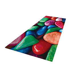 Acheter Tapis de tapis de plancher de tapis de plancher anti-dérapant de plancher de salon 3D galets colorés