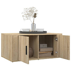 Avis vidaXL Table basse Chêne sonoma 80x50x36 cm Bois d'ingénierie