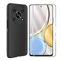 Film verre trempé pour Honor Magic4 Lite 6.81" + Coque de protection en silicone noire - Visiodirect -