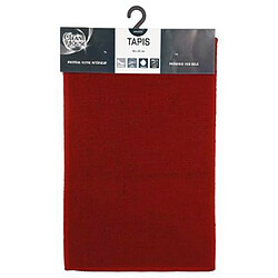 Tapis Uni Anti-dérapant Protect 40x60cm Rouge