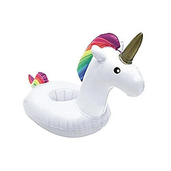 Wewoo Bouée porte gobelet Porte-boissons flottant en forme de licorne gonflable, taille gonflée: environ 23 x 21 x 22cm