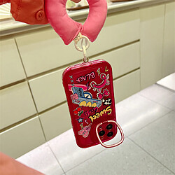 GUPBOO Étui pour iPhone11 Spice Girl Graffiti Love Stick Bracelet de coque de téléphone personnalisé