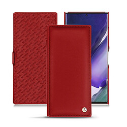 Housse cuir Samsung Galaxy Note20 Ultra - Rabat horizontal - Rouge ( Nappa - Pantone #d50032 ) - NOREVE