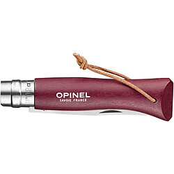 Couteau Opinel Baroudeur Colorama - N8 Grenat