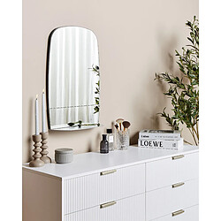 Beliani Miroir BRANNAY 60 cm Argenté