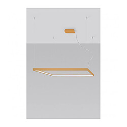 Luminaire Center Plafonnier LED intégré Nelya Integrated Aluminium Or 1 ampoule 150cm