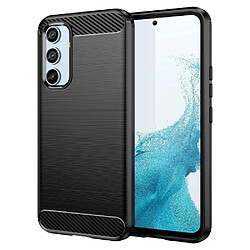 Htdmobiles Coque pour Samsung Galaxy A54 5G - housse etui silicone gel carbone + film ecran - NOIR