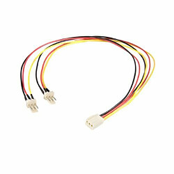 StarTech.com Câble / Cordon d'alimentation en Y pour ventilateur Molex de 30 cm - Câble répartiteur / splitter 1x TX3 (F) vers 2x TX3 (M)