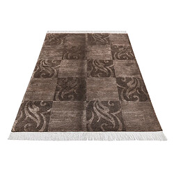 Avis Vidal Tapis de laine 183x119 brun Darya