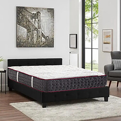 Visiodirect Matelas réversible KIERA , 140x190 cm, en mousse mémoire de forme haute adaptabilité et ergonomique pas cher