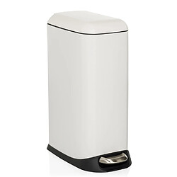 Collecteur de déchets / poubelle CLEAN SLIM 20 L acier blanc hjh OFFICE