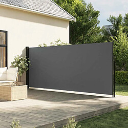 vidaXL Auvent latéral rétractable anthracite 180x500 cm