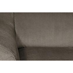 Acheter VENESETTI Canapé d'angle en velours luxe 5 places, ASHLEY, taupe, angle droit (vu de face)