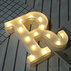 Universal (R) LED Alphabet Alphabet Lampe Phares Plastique Fête Anniversaire Logo Décoration