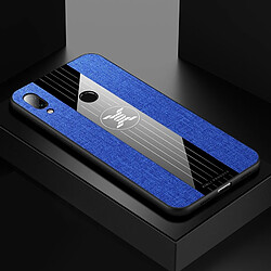 Wewoo Coque Souple Pour Xiaomi Redmi Note 7 XINLI étui de protection en TPU antichoc Texture Bleu