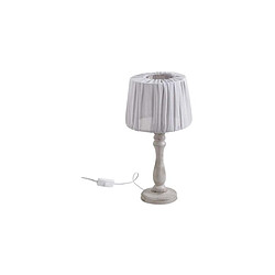 Aubry Gaspard Lampe de chevet en bois Gris clair.