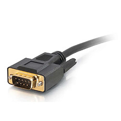 Cables To Go C2G 0.5m DB9 - 3.5mm m/m 3,5mm Noir