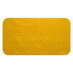 Fond de Bain PVC Diamond 39x69cm Jaune