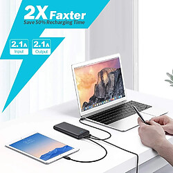 SANAG Batterie Externe 24800Mah Power Bank Haute Capacité Chargeur Portable 2 Ports Usb Batterie De Secours Compatible Avec Iphone 12 13 11 Pro Samsung Huawei Oppo Lg Heated Vest. pas cher