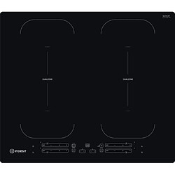 Indesit IB 88B60 NE Table de Cuisson Induction Électronique Verre Céramique Devant Noir