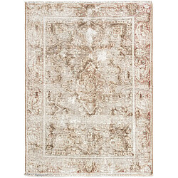 Vidal Tapis de laine 126x90 beige Vintage Royal