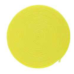 Acheter 10 mètres de bande élastique de coton cousant des garnitures 15mm largeur fluorescent jaune