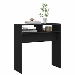 Acheter Maison Chic Table console | Meuble d'entrée | Table d'appoint Noir 78x30x80 cm Aggloméré -GKD58149