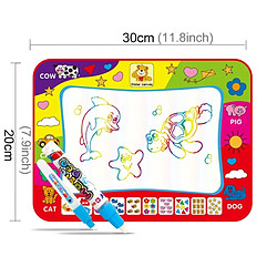 Acheter Wewoo 2 PCS Enfants Rainbow Couleur Magique Doodle Dessin Mat avec 2 Stylo, Taille: 30cm x 20cm