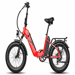 Avis FAFREES FF20 Polar Vélo Électrique - 500W Autonomie 110KM Freins à Disque - Rouge