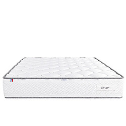 Avis LUXURY LITERIE Matelas 160x200 cm, Iris, 20cm, mémoire de forme, indépendance du couchage, face été/hiver