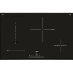 Table de cuisson à induction 80cm 4 foyers 7400w noir - pvs831fc5e - BOSCH