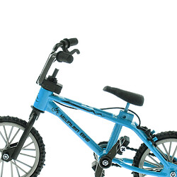 1:24 mini alliage doigt vélo vélo moulé sous pression modèle bureau gadget jouet bleu # 2